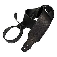 2.5" Black Leather Strap