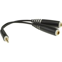 Y Cable Headphone Splitter 3.5 - 2 x 6.3