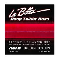 La Bella 760FM Deep Talkin' Bass Flat Wound - Medium 49-109